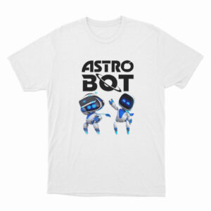 Astro Bot Playroom Robot Character T Shirt White Xl