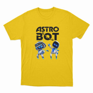 Astro Bot Playroom Robot Character T Shirt Yellow Xl